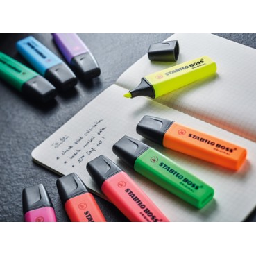 STABILO BOSS ORIGINAL marker 6 pc(s) Chisel tip Multi
