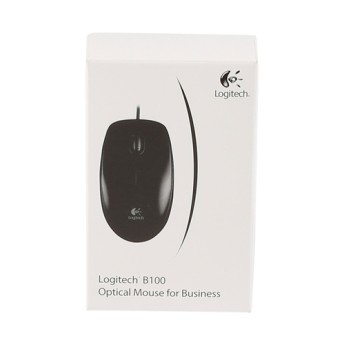 LOGITECH MOUSE B100 GREY WHITE BOX LOGITECH MOUSE B100 GREY WHITE BOX