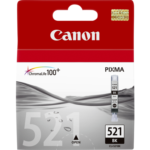 Canon CLI-521BK Black Ink Cartridge Canon CLI-521BK Black Ink Cartridge