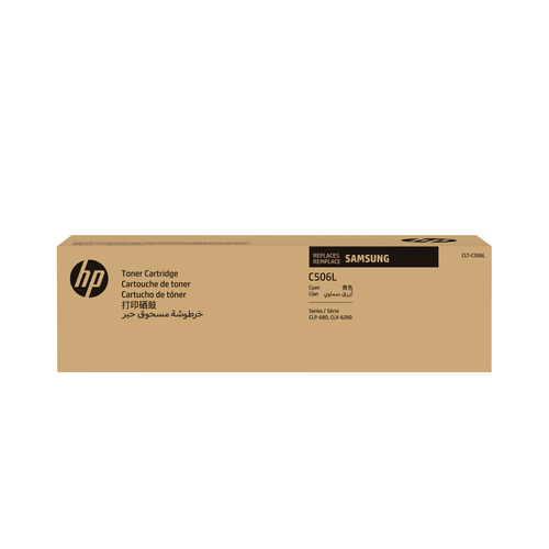 Samsung CLT-C506L High-Yield Cyan Original Toner Cartridge