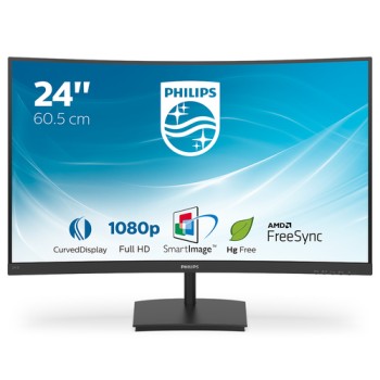 Philips E Line 241E1SC/00 computer monitor 59.9 cm (23.6\") 1920 x 1080 pixels Full HD LED Black