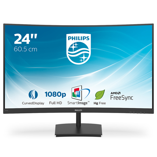 Philips E Line 241E1SC/00 computer monitor 59.9 cm (23.6\") 1920 x 1080 pixels Full HD LED Black Philips E Line 241E1SC/00 computer monitor 59.9 cm (23.6\") 1920 x 1080 pixels Full HD LED Black