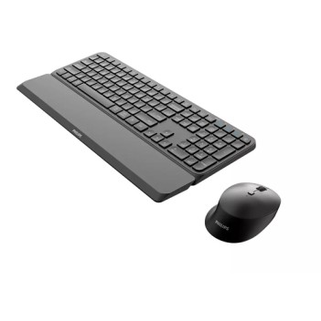 Philips 6000 series SPT6607B/00 keyboard Mouse included Home RF Wireless + Bluetooth US English Black Philips 6000 series SPT6607B/00 keyboard Mouse included Home RF Wireless + Bluetooth US English Black