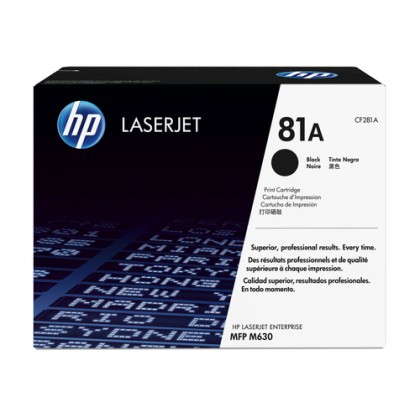 HP 81A Black Original LaserJet Toner Cartridge HP 81A Black Original LaserJet Toner Cartridge