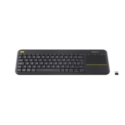 LOGITECH KEYBOARD WIRELESS TOUCH K400 UK BLACK ( 920-007143 )
