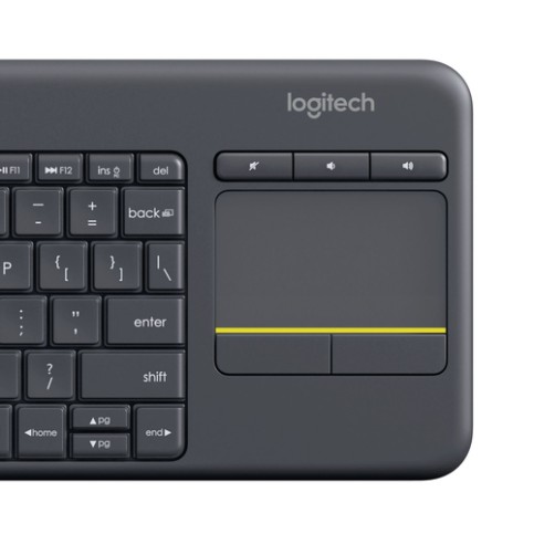 LOGITECH KEYBOARD WIRELESS TOUCH K400 UK BLACK ( 920-007143 )