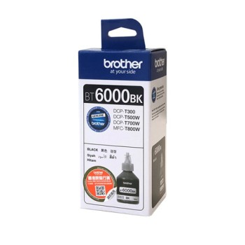 BROTHER Ink Cartridge BT6000B Black DCP-T300/500W