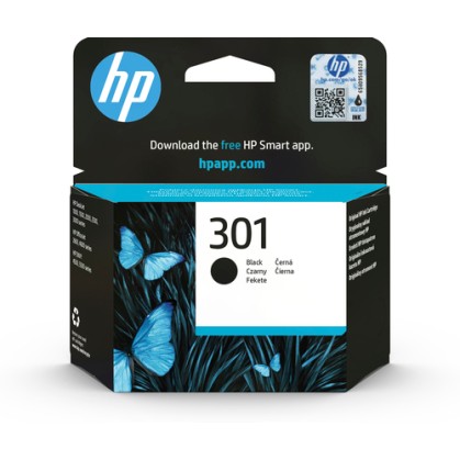 HP 301 Black Original Ink Cartridge HP 301 Black Original Ink Cartridge
