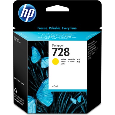 HP Ink Cartridge 728 Yellow HP Ink Cartridge 728 Yellow