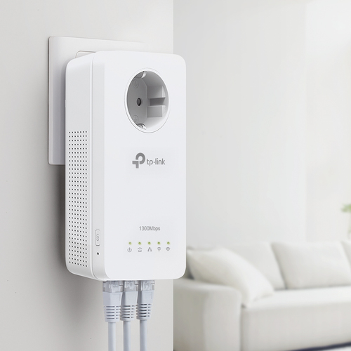 TP-Link TL-WPA8630P PowerLine network adapter 1300 Mbit/s Ethernet LAN Wi-Fi White 1 pc(s)