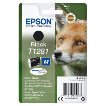 Epson Fox T1281 DURABrite Ultra Single Black Ink