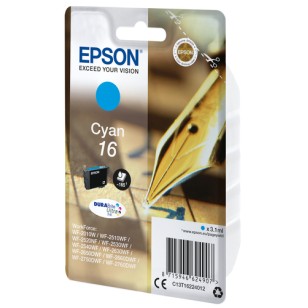 Epson Pen and crossword Singlepack Cyan 16 DURABrite Ultra Ink Epson Pen and crossword Singlepack Cyan 16 DURABrite Ultra Ink