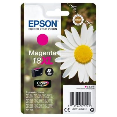 EPSON INK CARTRIDGE 18XL MAGENTA EPSON INK CARTRIDGE 18XL MAGENTA