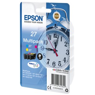 Epson Alarm clock Multipack 3-colour 27 DURABrite Ultra Ink Epson Alarm clock Multipack 3-colour 27 DURABrite Ultra Ink