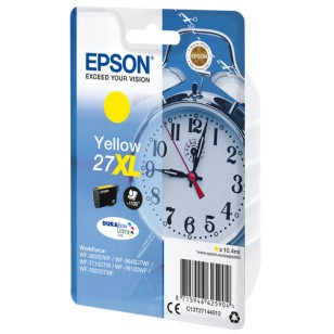 Epson Alarm clock Singlepack Yellow 27XL DURABrite Ultra Ink Epson Alarm clock Singlepack Yellow 27XL DURABrite Ultra Ink