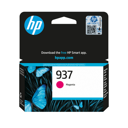 HP 937 Magenta Original Ink Cartridge HP 937 Magenta Original Ink Cartridge