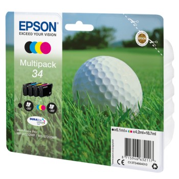 Epson Golf ball 34 DURABrite Ultra Multipack 4-colours Ink
