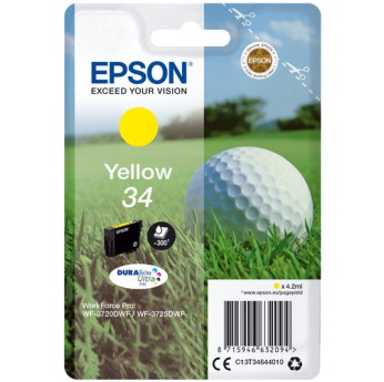 Epson Golf ball 34 DURABrite Ultra Single Yellow Ink