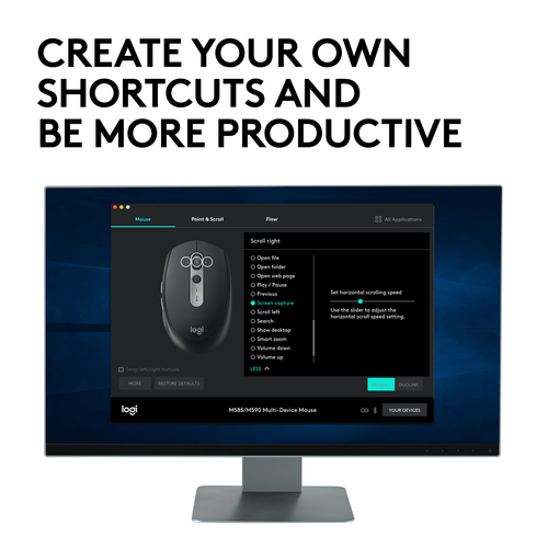 LOGITECH MOUSE WIRELESS MULTI DEVICE SILENT M590 BLACK LOGITECH MOUSE WIRELESS MULTI DEVICE SILENT M590 BLACK