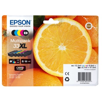 Epson Oranges 33XL Claria Premium Multipack 5-colours Ink