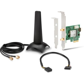 HP ADAPTOR WITH INTEL 8265 802.11 a/b/g/n/ac, BLUETOOTH & WIFI ADAPTOR PCI-E USB WITH EXTERNAL ANTENNA KIT