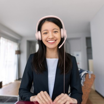 HEADSET LOGITECH PC H390 USB ROSE