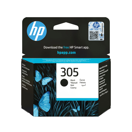 HP 305 Black Original Ink Cartridge HP 305 Black Original Ink Cartridge