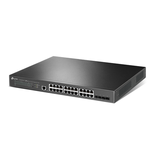 TP-Link JetStream 24-Port 2.5GBASE-T and 4-Port 10GE SFP+ L2+ Managed Switch with 16-Port PoE+ & 8-Port PoE++ TP-Link JetStream 24-Port 2.5GBASE-T and 4-Port 10GE SFP+ L2+ Managed Switch with 16-Port PoE+ & 8-Port PoE++