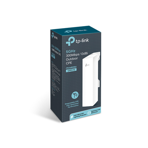 TP-Link CPE510 wireless access point 300 Mbit/s White Power over Ethernet (PoE) TP-Link CPE510 wireless access point 300 Mbit/s White Power over Ethernet (PoE)