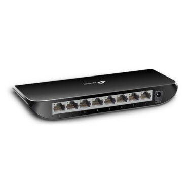 TP-Link TL-SG1008D network switch Unmanaged Gigabit Ethernet (10/100/1000) Black TP-Link TL-SG1008D network switch Unmanaged Gigabit Ethernet (10/100/1000) Black