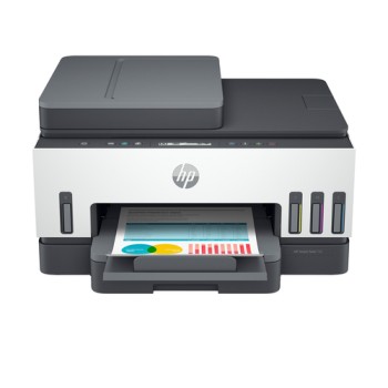 HP PRINTER ALL IN ONE INKJET COLOR SMART TANK BUSINESS 750 A4, PRINT, SCAN, COPY, 23PPM (B), 22PPM (C), 4800x1200 DPI, DC:5K, DUPLEX, ADF, 250P TRAY, USB, BT, WIFI, LAN, 1YW, GET 3YW EXT. FREE, OFFER UNTIL 31/07/2026