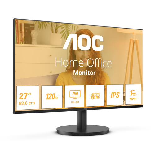 AOC B3 27B3HA2 computer monitor 68.6 cm (27\") 1920 x 1080 pixels Full HD LED Black AOC B3 27B3HA2 computer monitor 68.6 cm (27\") 1920 x 1080 pixels Full HD LED Black