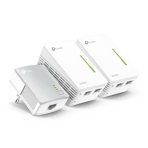 TP-Link TL-WPA4220T KIT PowerLine network adapter 300 Mbit/s Ethernet LAN Wi-Fi White 3 pc(s) TP-Link TL-WPA4220T KIT PowerLine network adapter 300 Mbit/s Ethernet LAN Wi-Fi White 3 pc(s)