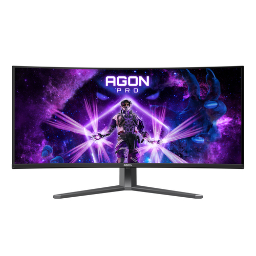 AOC AGON PRO AG346UCD computer monitor 86.4 cm (34\") 3440 x 1440 pixels Wide Quad HD QD-OLED Black, Grey AOC AGON PRO AG346UCD computer monitor 86.4 cm (34\") 3440 x 1440 pixels Wide Quad HD QD-OLED Black, Grey