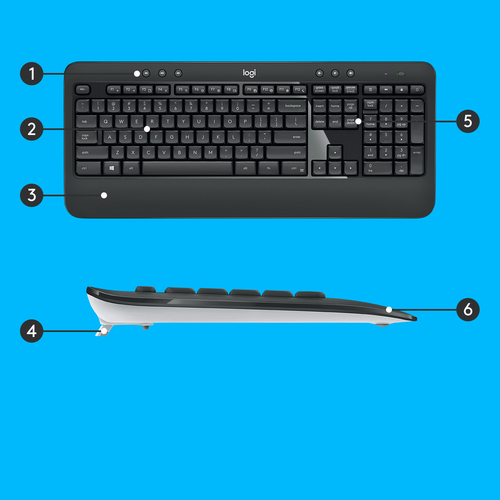LOGITECH Advanced Wireless Combo MK540 US ( 920-008685 )