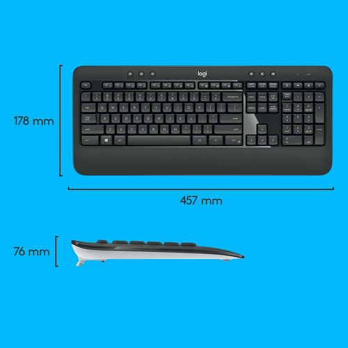 LOGITECH Advanced Wireless Combo MK540 US ( 920-008685 )