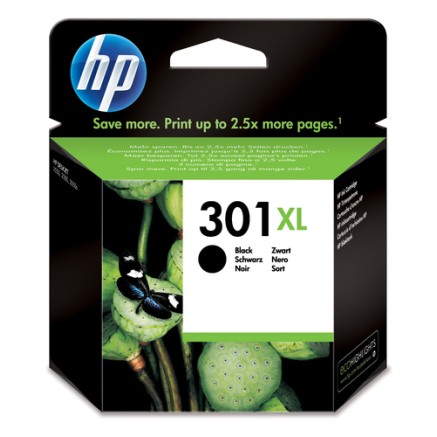 HP 301XL High Yield Black Original Ink Cartridge HP 301XL High Yield Black Original Ink Cartridge