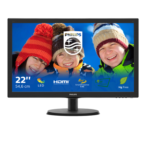PHILIPS MONITOR LED 21.5" 223V5LHSB2 PHILIPS MONITOR LED 21.5" 223V5LHSB2