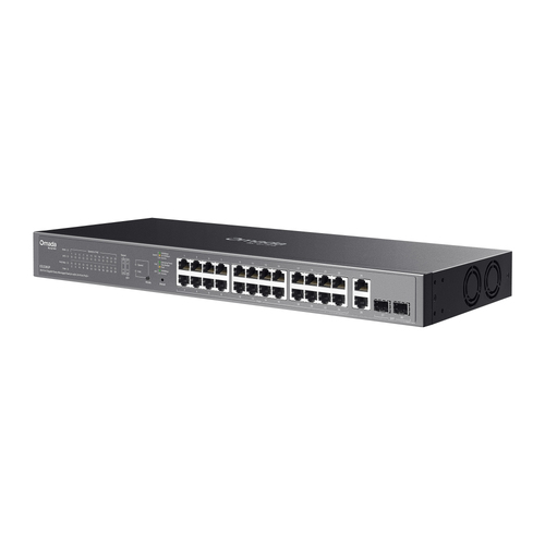 TP-Link ES228GP network switch Managed L2 Gigabit Ethernet (10/100/1000) Power over Ethernet (PoE) Black TP-Link ES228GP network switch Managed L2 Gigabit Ethernet (10/100/1000) Power over Ethernet (PoE) Black