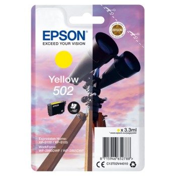 EPSON INK CARTRIDGE 502 YELLOW C13T02V44010
