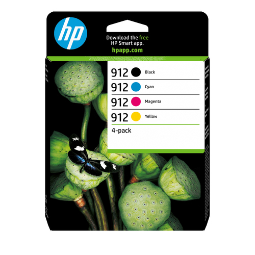 HP 912 4-pack Black/Cyan/Magenta/Yellow Original Ink Cartridges HP 912 4-pack Black/Cyan/Magenta/Yellow Original Ink Cartridges