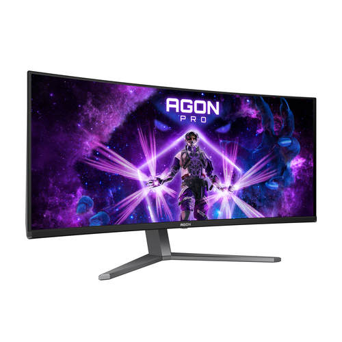 AOC AGON PRO AG346UCD computer monitor 86.4 cm (34\") 3440 x 1440 pixels Wide Quad HD QD-OLED Black, Grey AOC AGON PRO AG346UCD computer monitor 86.4 cm (34\") 3440 x 1440 pixels Wide Quad HD QD-OLED Black, Grey