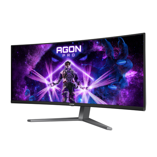 AOC AGON PRO AG346UCD computer monitor 86.4 cm (34\") 3440 x 1440 pixels Wide Quad HD QD-OLED Black, Grey AOC AGON PRO AG346UCD computer monitor 86.4 cm (34\") 3440 x 1440 pixels Wide Quad HD QD-OLED Black, Grey