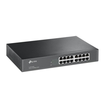 TP-Link TL-SF1016DS network switch Unmanaged Fast Ethernet (10/100) 1U Black