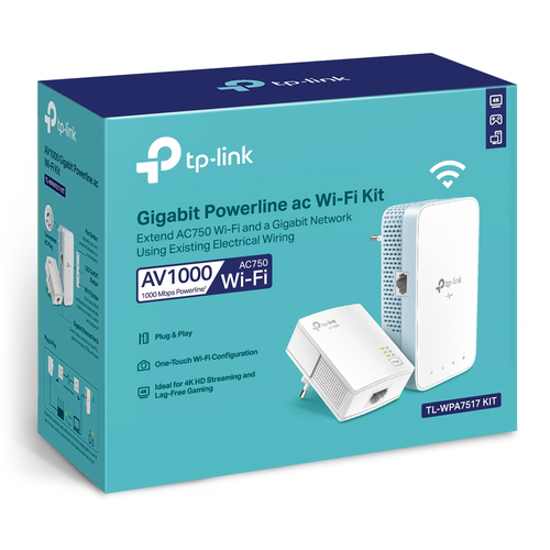 TP-Link AV1000 Gigabit Powerline ac Wi-Fi Kit TP-Link AV1000 Gigabit Powerline ac Wi-Fi Kit