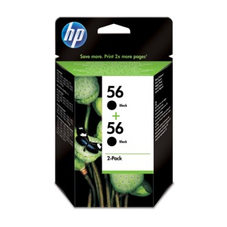 HP INK CARTRIDGE 56 TWIN PACK