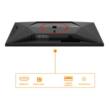 AOC G4 U27G4R computer monitor 68.6 cm (27\") 3840 x 2160 pixels 4K Ultra HD LED Black, Red AOC G4 U27G4R computer monitor 68.6 cm (27\") 3840 x 2160 pixels 4K Ultra HD LED Black, Red