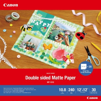 Canon MP-101D Double-sided Matte Paper, 12\"x12\", 30 sheets Canon MP-101D Double-sided Matte Paper, 12\"x12\", 30 sheets