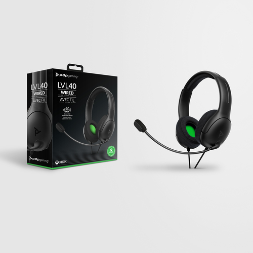 PDP - Wired Gaming Headset for XBOX Grey LvL40