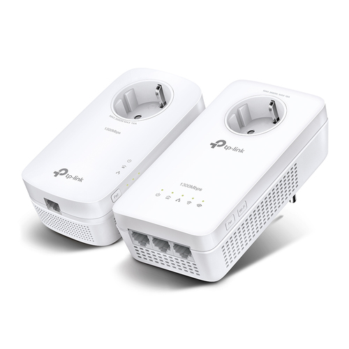 TP-Link TL-WPA8631P KIT PowerLine network adapter 300 Mbit/s Ethernet LAN Wi-Fi White 2 pc(s) TP-Link TL-WPA8631P KIT PowerLine network adapter 300 Mbit/s Ethernet LAN Wi-Fi White 2 pc(s)